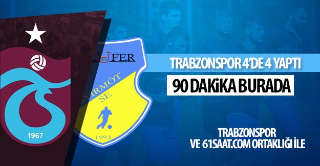 Trabzonspor Gyirmot FT'yi 2-0 mağlup etti / TIKLA İZLE