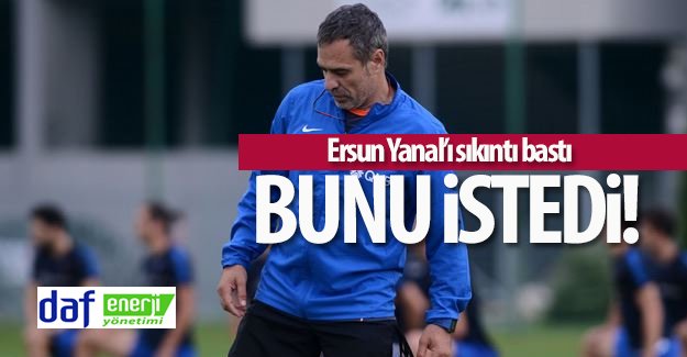 Trabzonspor Teknik Direktörü Yanal'ı sıkıntı bastı