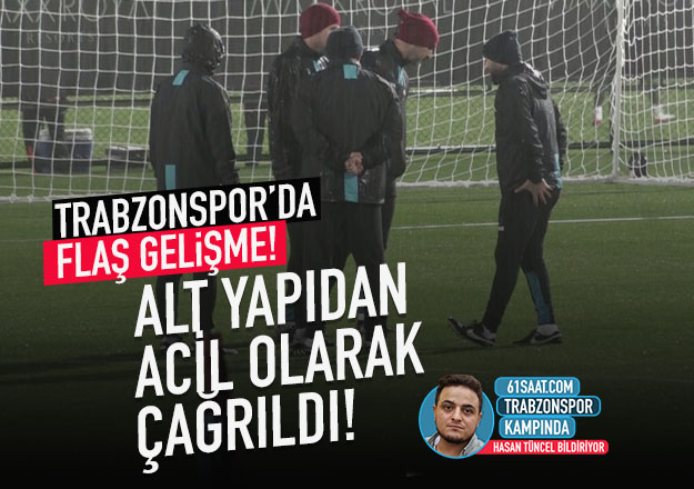 Trabzonspor’da önemli gelişme… Acil olarak çağrıldı
