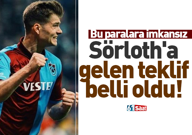 Trabzonspor gol makinası Alexander Sörloth’a Leipzing'den gelen teklif belli oldu…