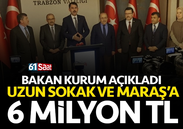 Murat Kurum Trabzon'da aÃ§Ä±kladÄ±: 