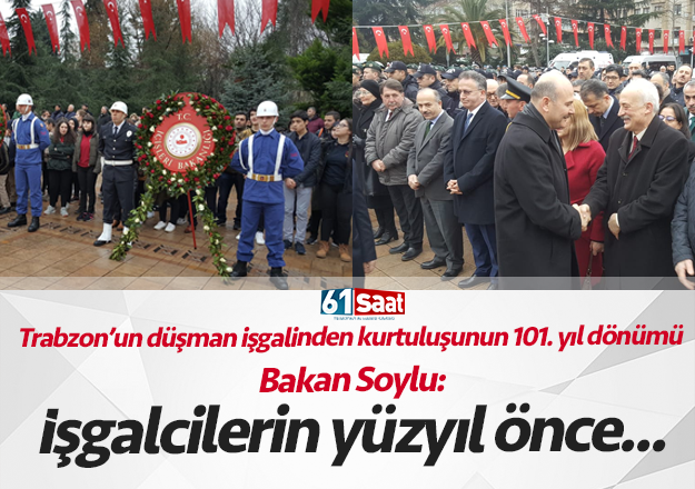 Trabzon'un KurtuluÅu 101. yÄ±ldÃ¶nÃ¼mÃ¼ anmasÄ±
