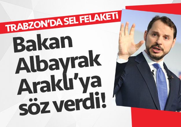 Bakan Albayrak açıkladı! 'Trabzon'da selde oluşan zararın...'