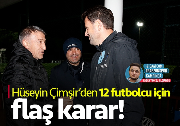 Trabzonspor'da 12 futbolcu birden çağrıldı!