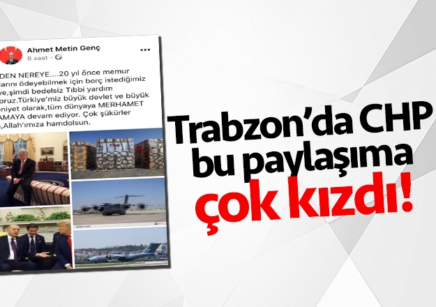 Trabzon'da CHP'li başkandan tepki: '2020 yılında dış borcun katlandığını unutmuş'