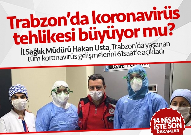Trabzon'da koronavirüs tehlikesi büyüyor mu? İl Sağlık Müdürü açıkladı