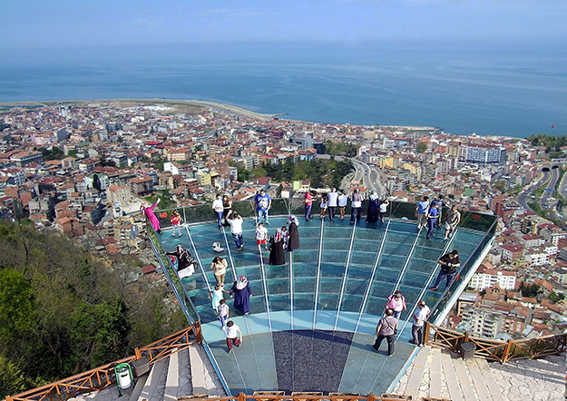 İşte Trabzon'da Boztepe'ye yapılacak seyir terası